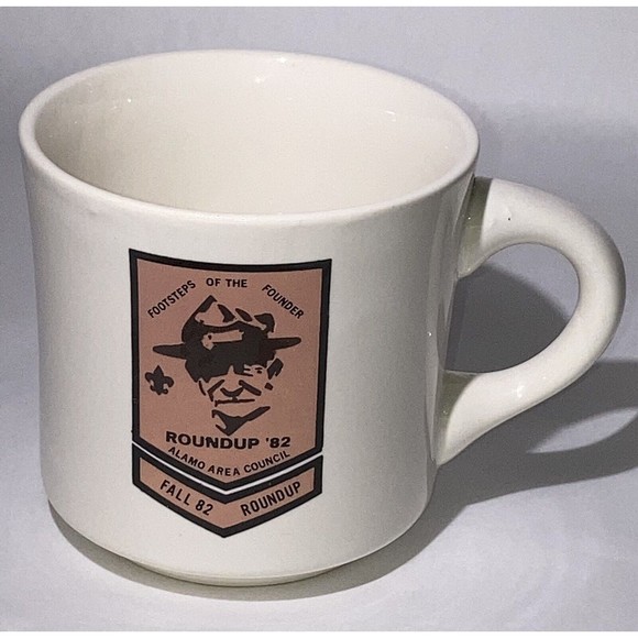 Footsteps of The Founder Roundup Fall 1982 Alamo Area Council Scout USA Mug 8 oz - Picture 12 of 12